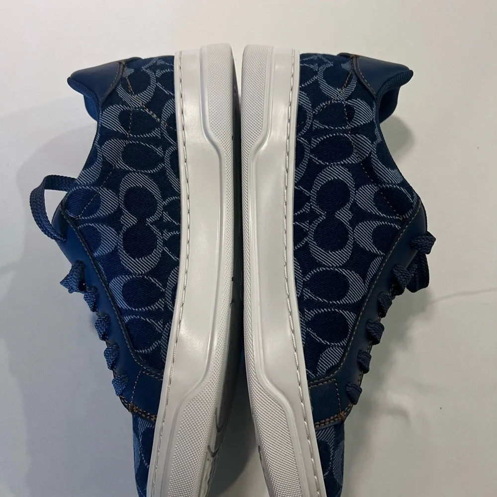 Navy Blue Coach sneakers - Picture 4 of 5